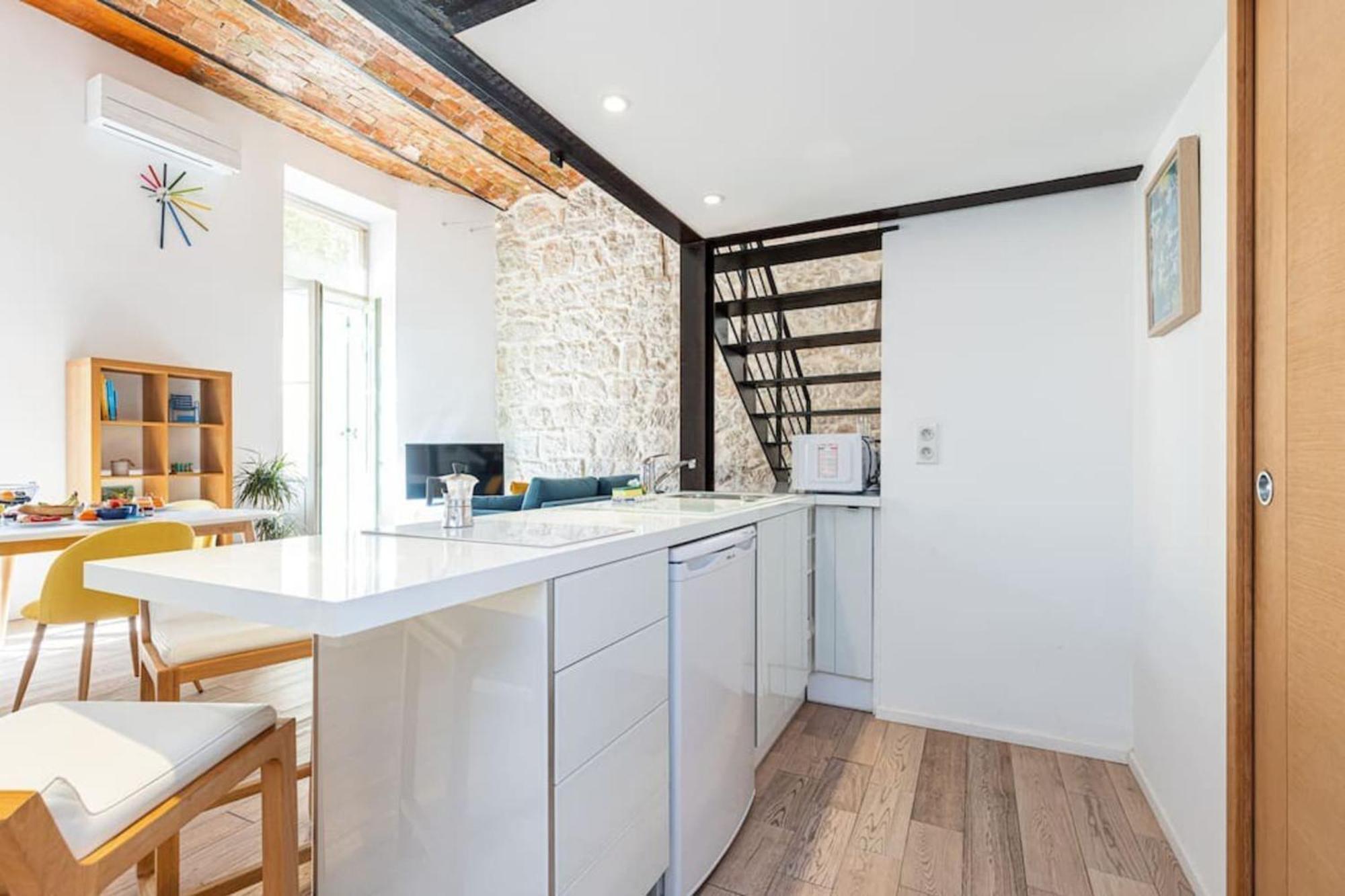 Ferienwohnung Gubernatis - Beautiful Duplex With Terrace Nizza Exterior foto