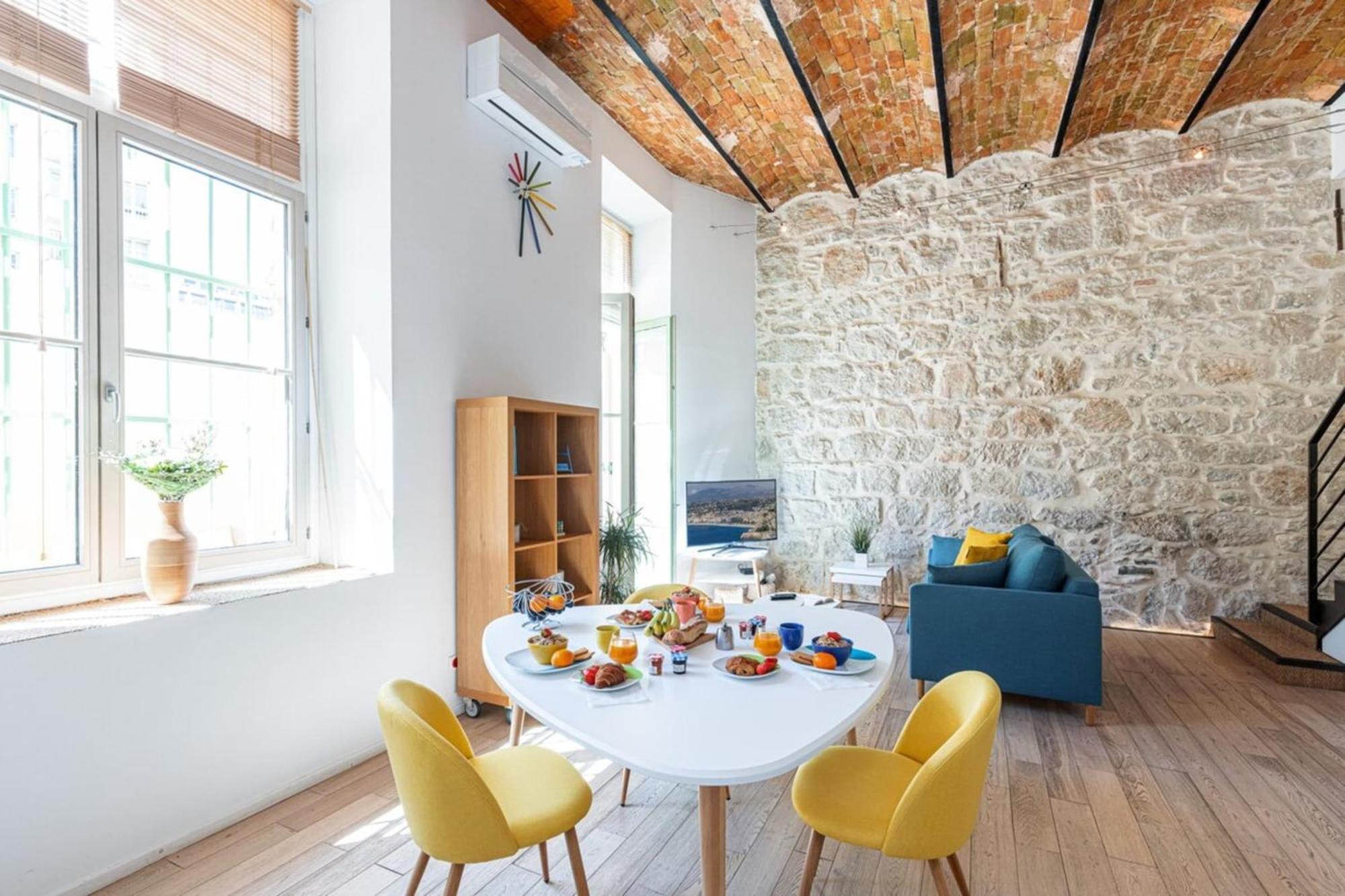 Ferienwohnung Gubernatis - Beautiful Duplex With Terrace Nizza Exterior foto